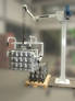Säulenmanipulator mit Gitterboxhandling